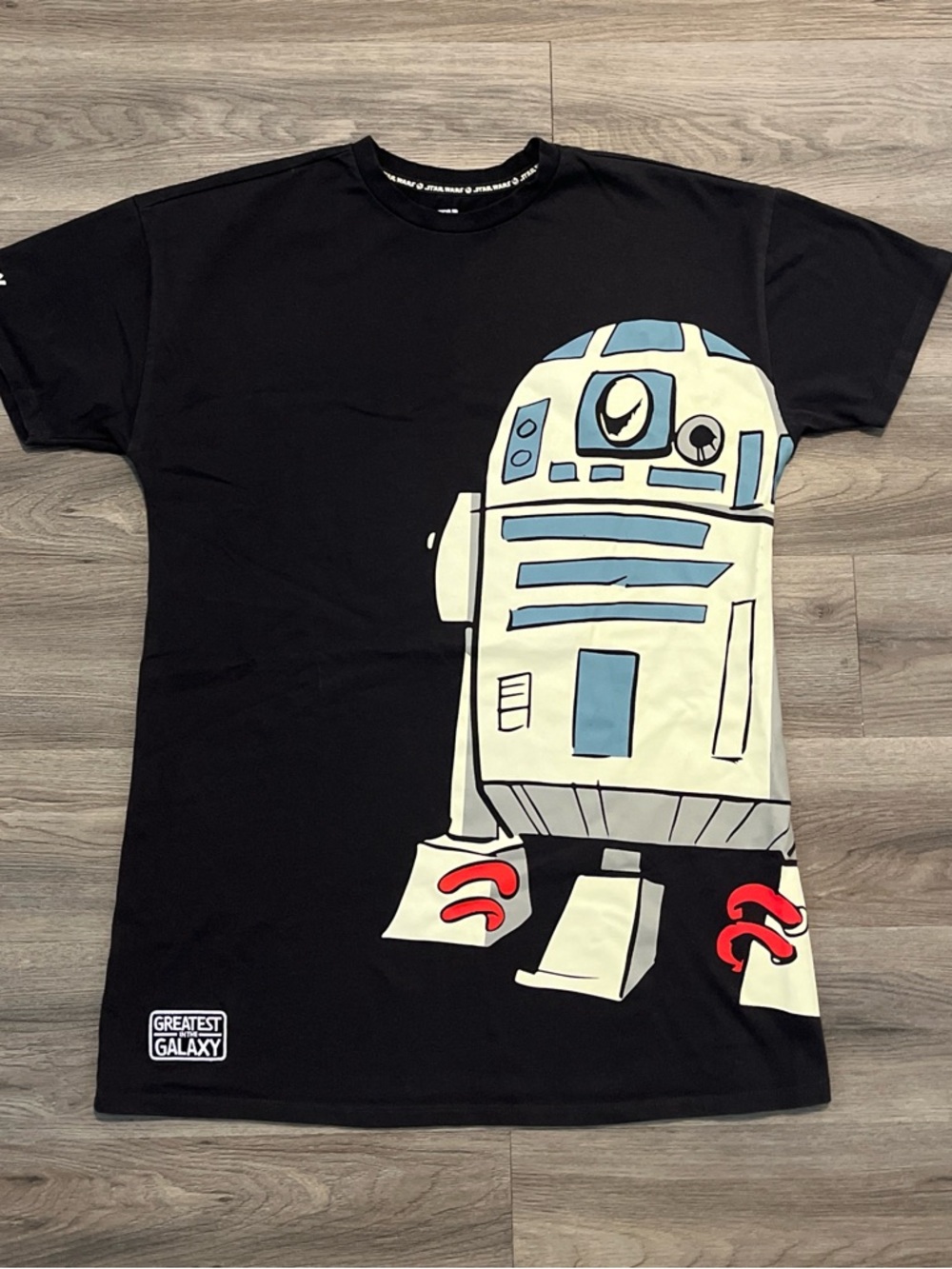 Star Wars Black Tee with R2-D2 Graphic